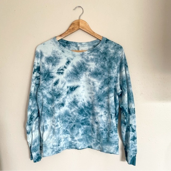 Athleta | Sundown Tie Dye Crewneck Pullover Sweatshirt, size small - Picture 1 of 9